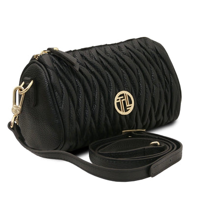 Designer Handbags in Ireland Mini Bowling Leather bag CHANTILLY TL142493 in Black