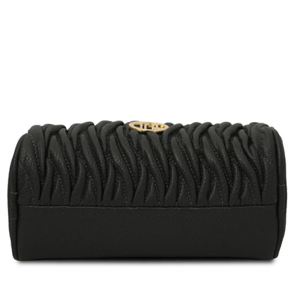 Designer Handbags in Ireland Mini Bowling Leather bag CHANTILLY TL142493 in Black