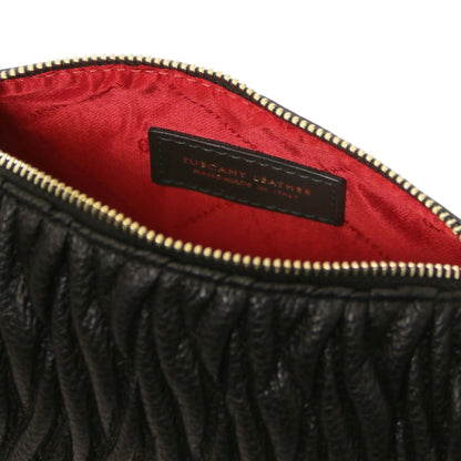 Designer Handbags in Ireland Mini Bowling Leather bag CHANTILLY TL142493 in Black