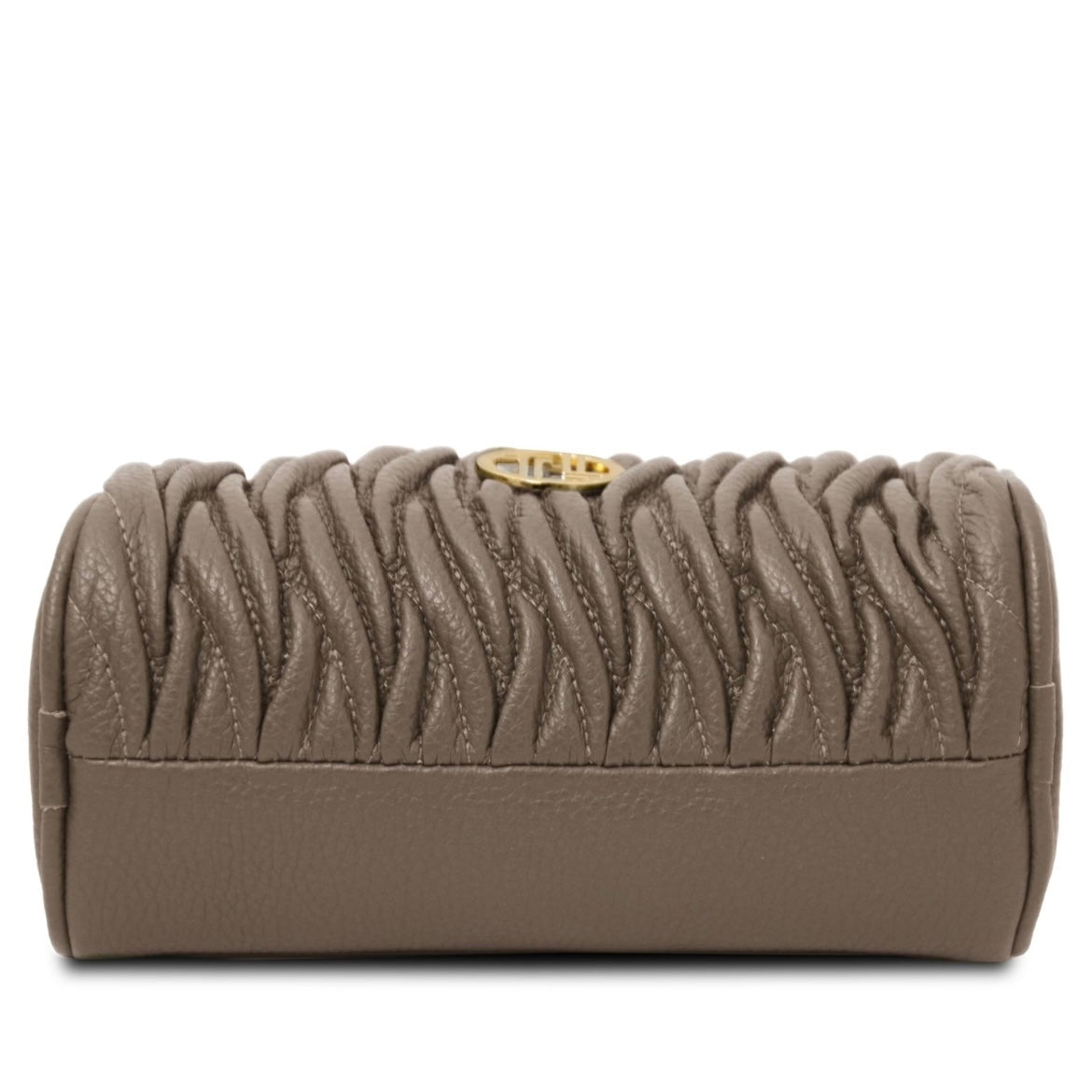 Designer Handbags in Ireland Mini Bowling Leather bag CHANTILLY TL142493 in Dark Taupe