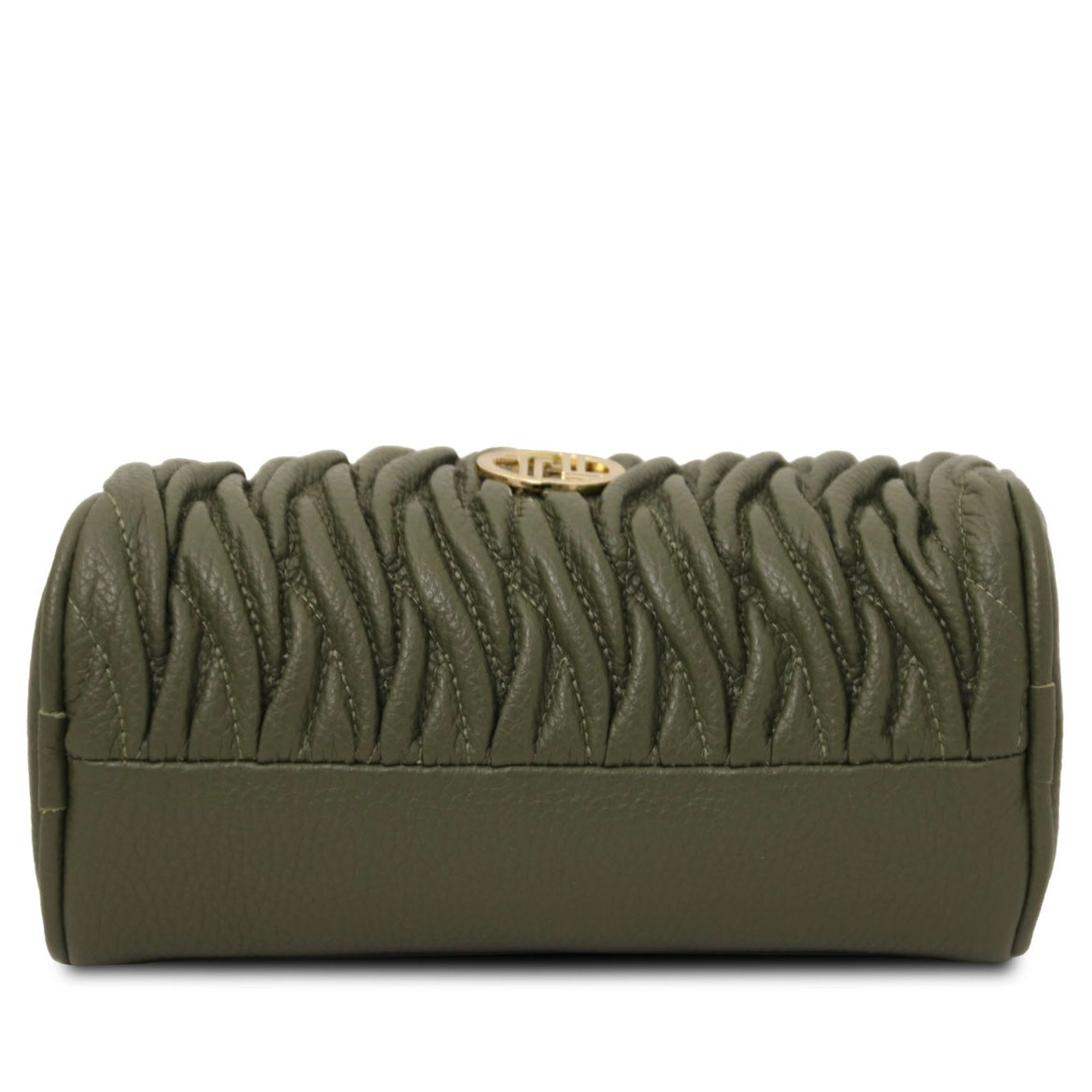 Designer Handbags in Ireland Mini Bowling Leather bag CHANTILLY TL142493 in Forest Green