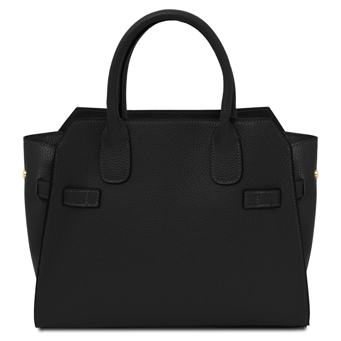 Leather Tote Bag ORIGAMI TL142507 in Black