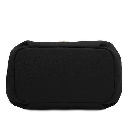 Bags in Ireland Soft Leather Handbag NORA TL142372 in Black