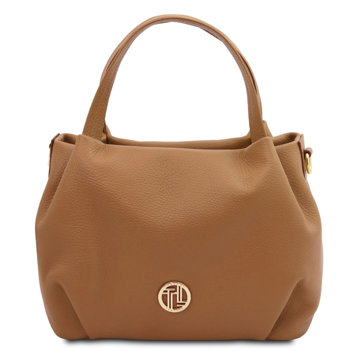 Bags in Ireland Soft Leather Handbag NORA TL142372 in Caramel