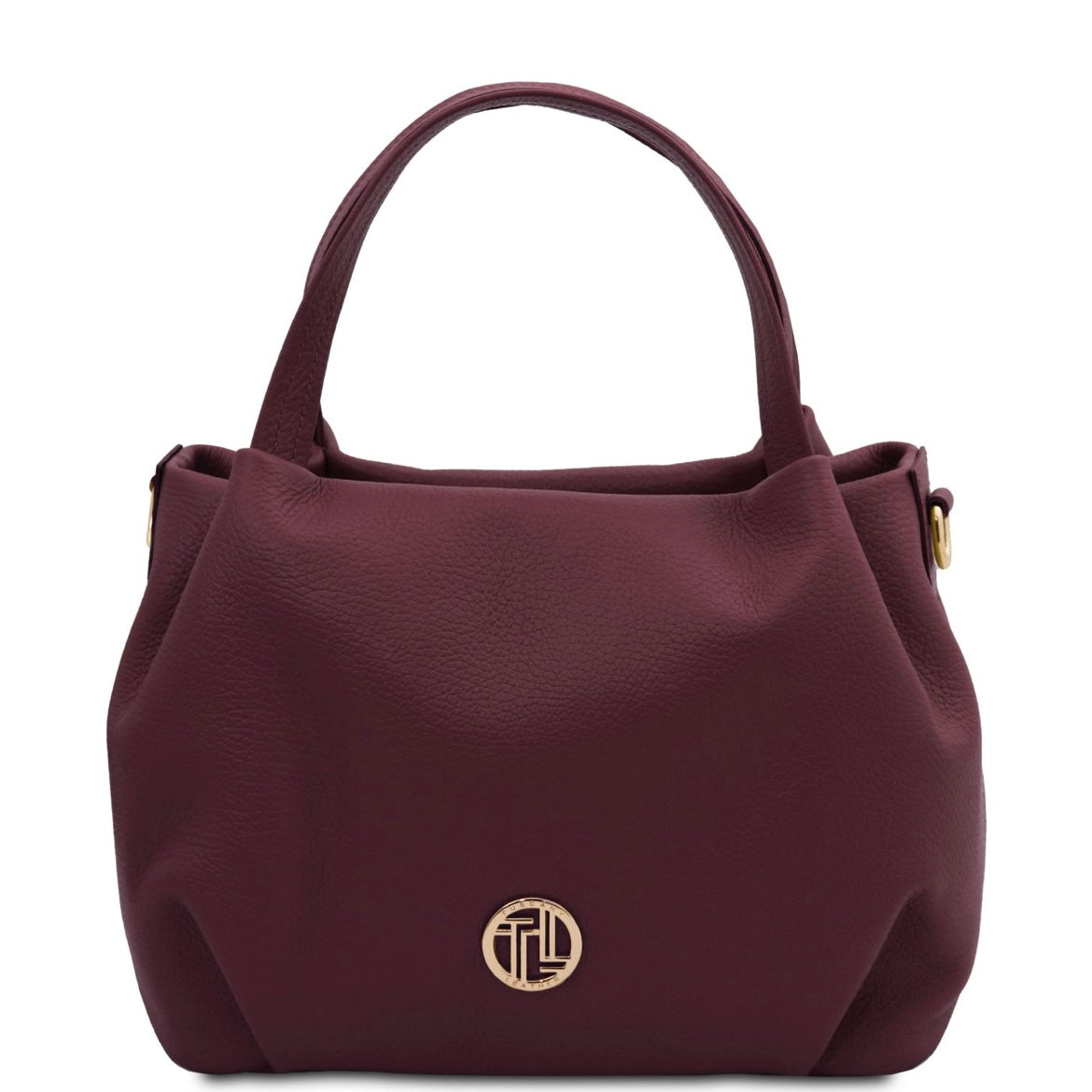 Bags in Ireland Soft Leather Handbag NORA TL142372 in Bordeaux