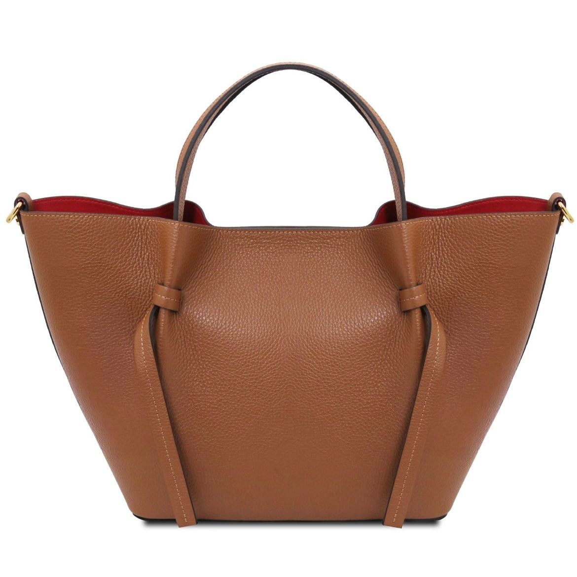 The Tropical Duchess Tuscany Leather LEGAME Leather Shopping bag - Large Size Cognac TL142481