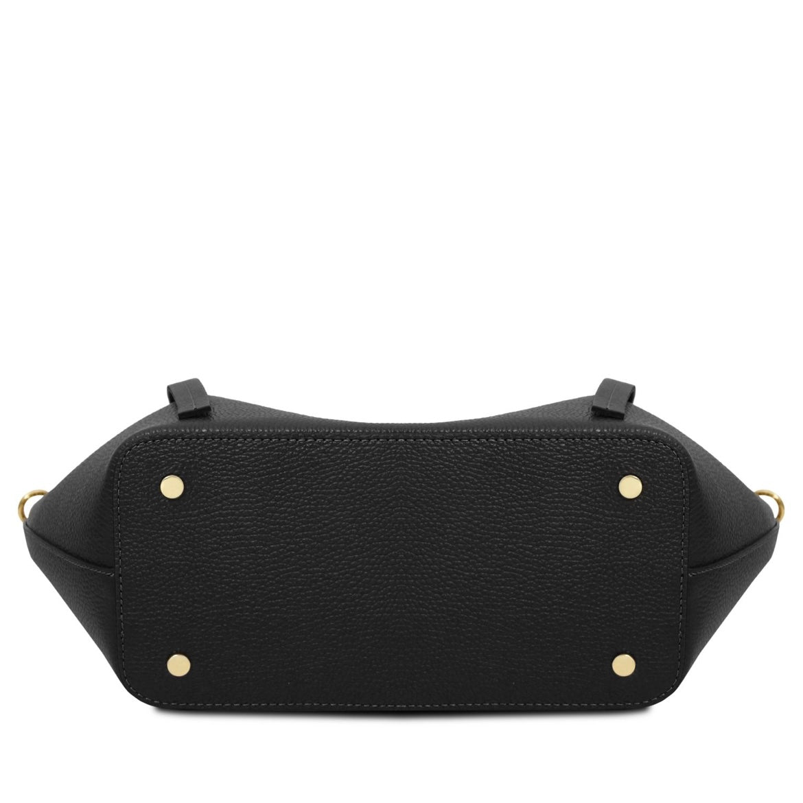 The Tropical Duchess Tuscany Leather LEGAME Leather Shopping bag - Large Size Black TL142481