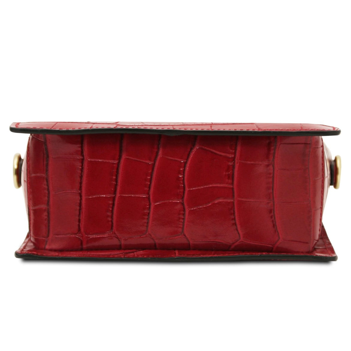 The Tropical Duchess Tuscany Leather Croc Croque in Red TL142503