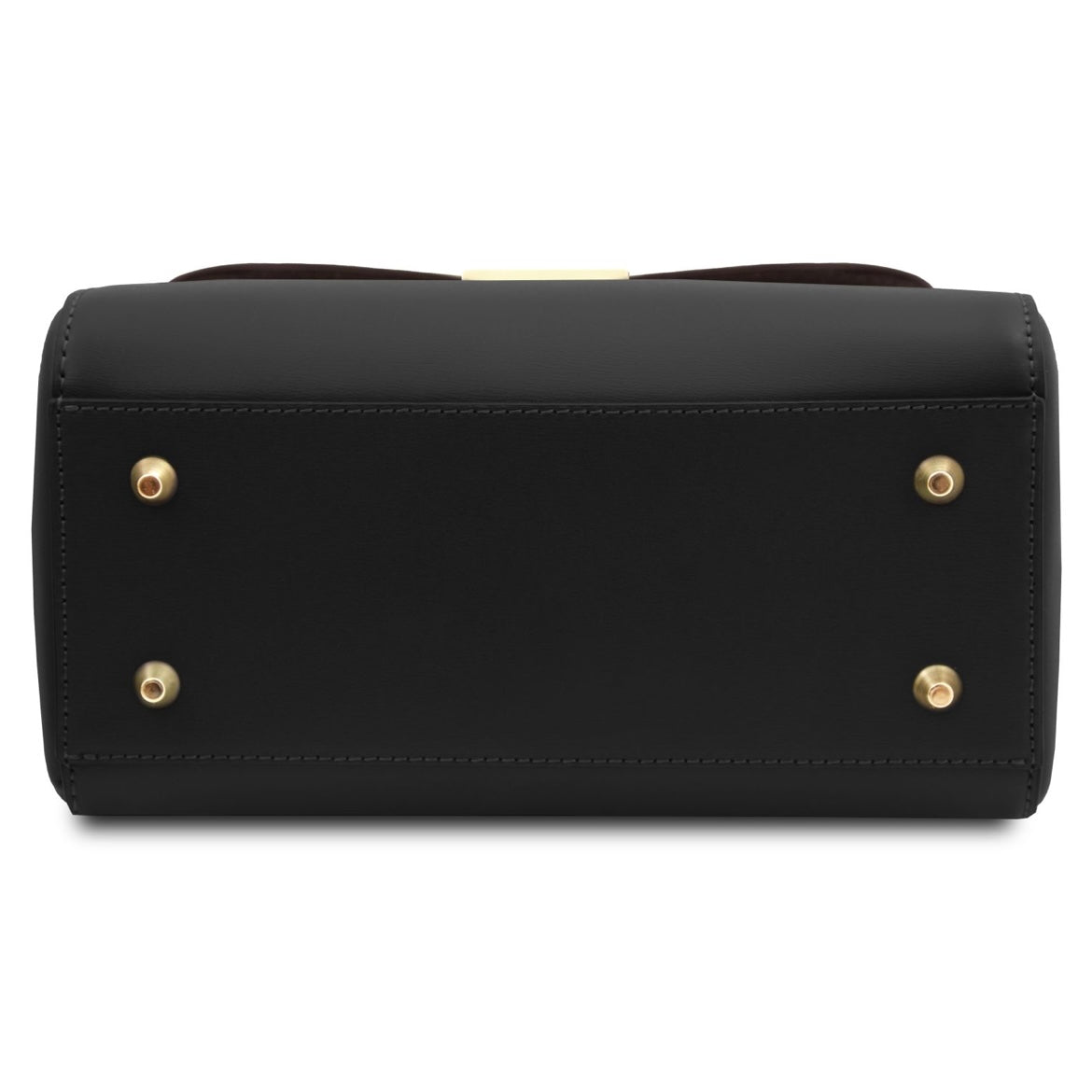 The Tropical Duchess Tuscany Leather Armonia Leather Handbag in Black TL142286