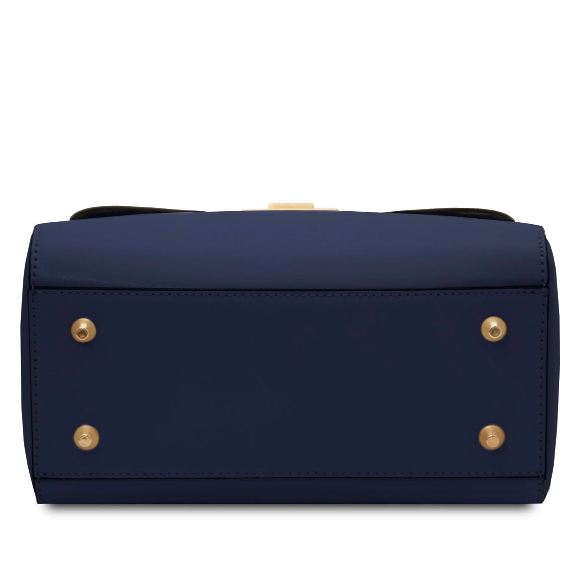 The Tropical Duchess Tuscany Leather Armonia Leather Handbag in Dark Blue TL142286