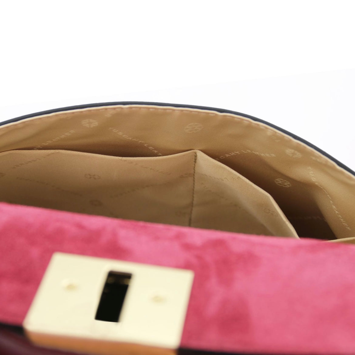 The Tropical Duchess Tuscany Leather Armonia Leather Handbag in Bordeaux TL142286