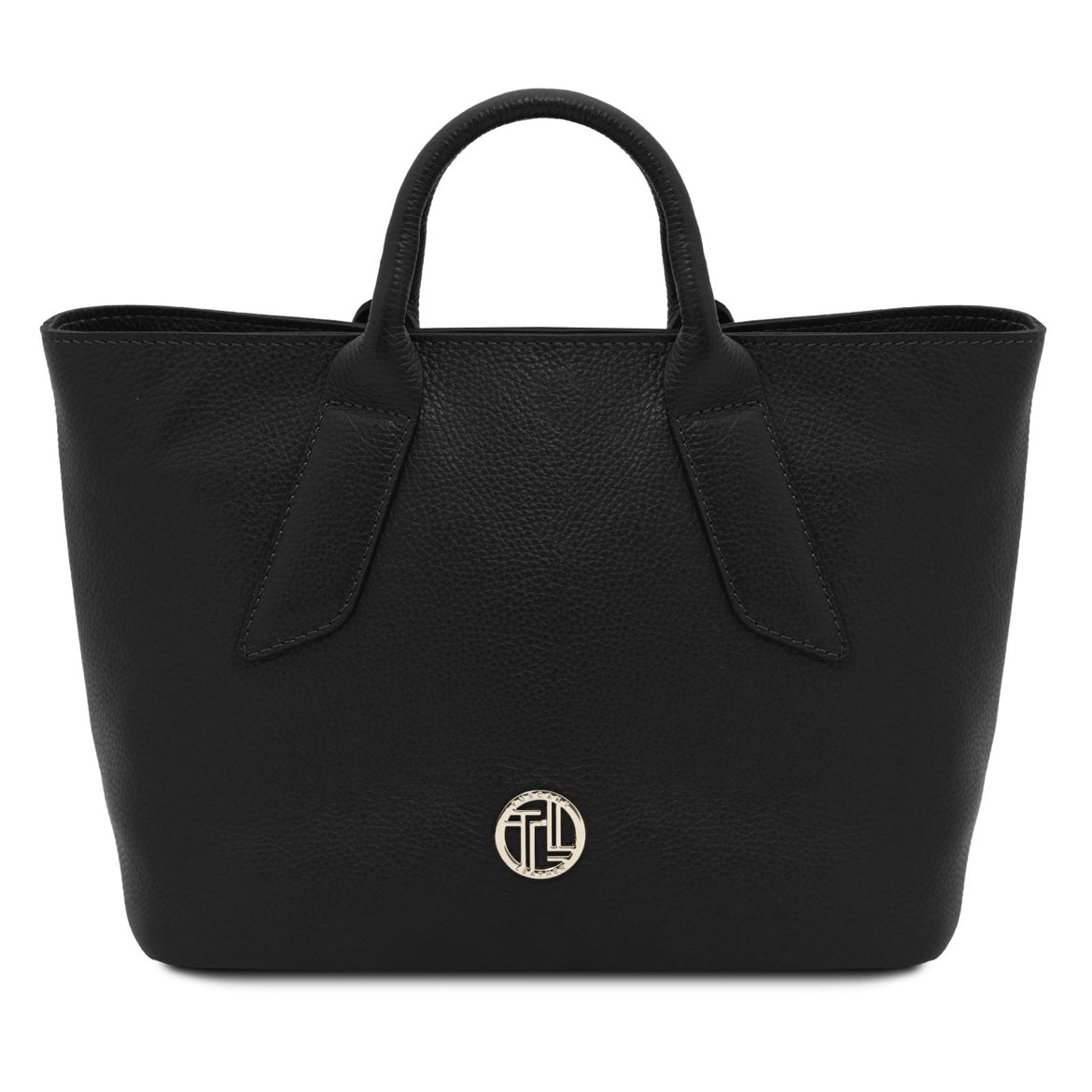The Tropical Duchess Tuscany Leather Viva Leather Handbag TL142498 in Black