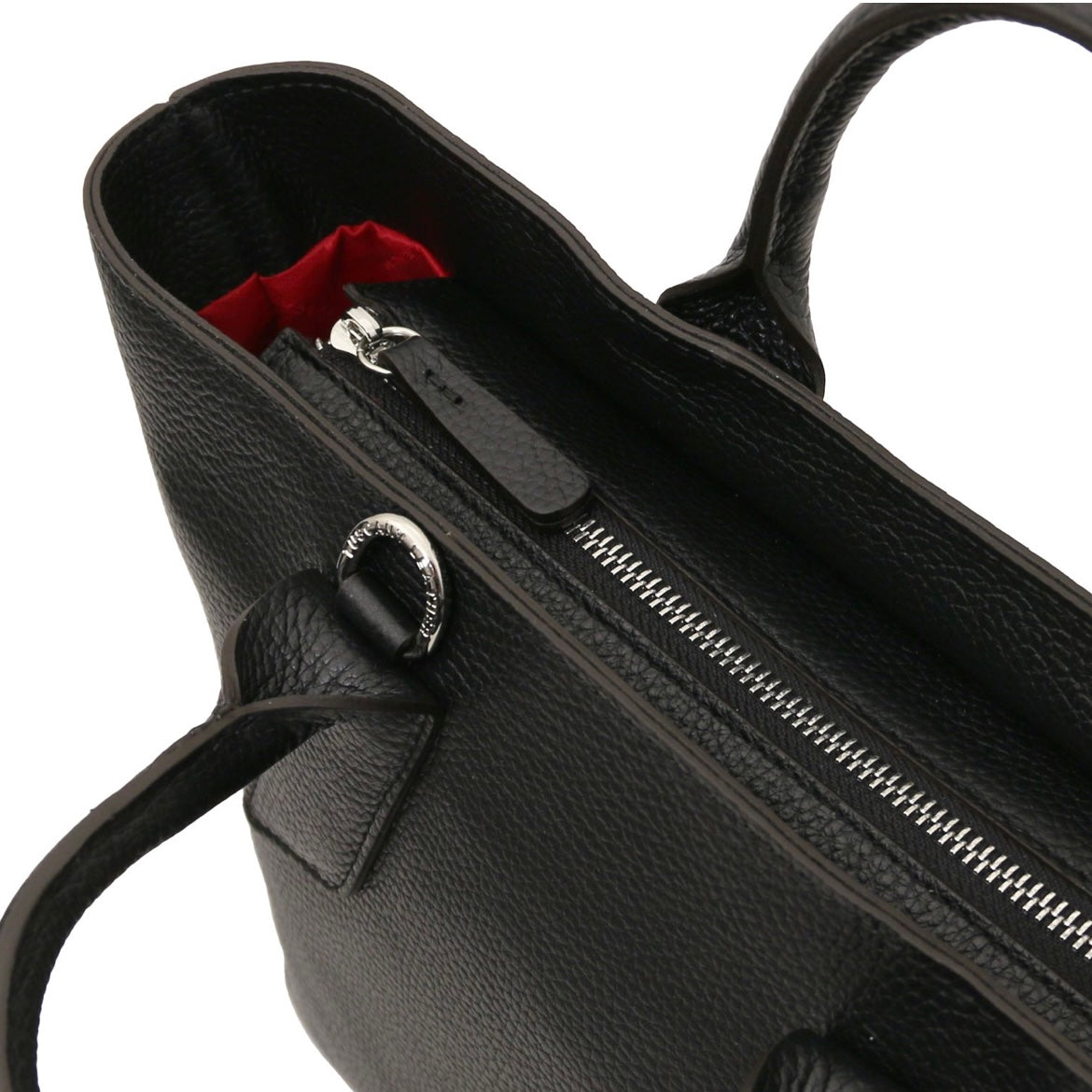 The Tropical Duchess Tuscany Leather Viva Leather Handbag TL142498 in Black