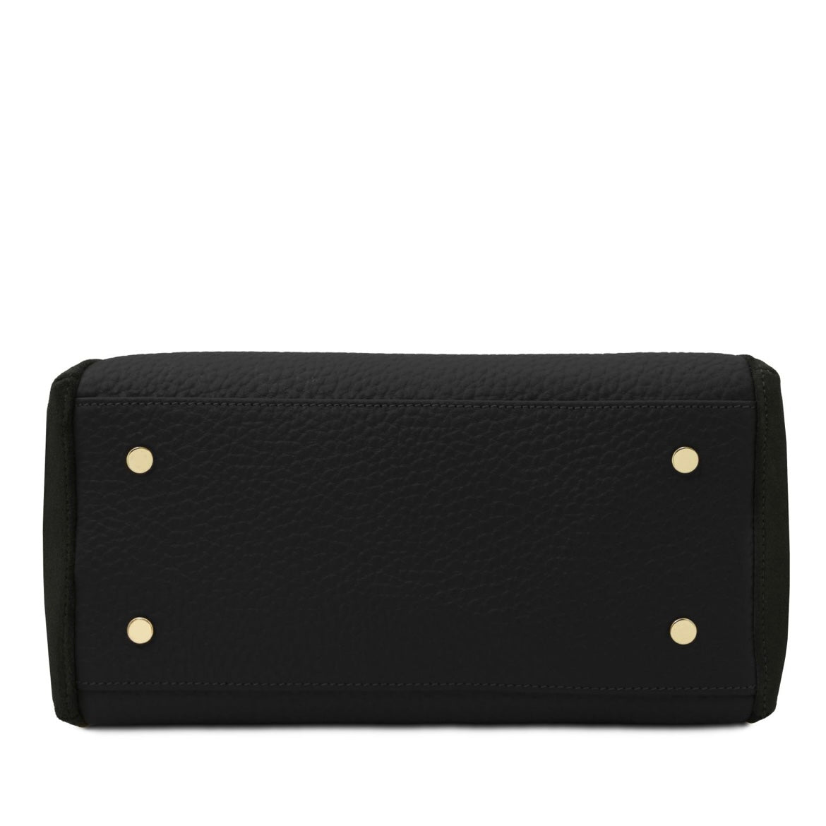 The Tropical Duchess Tuscany Leather Libra Leather Shoulder Bag LIBRA TL142508 in Black