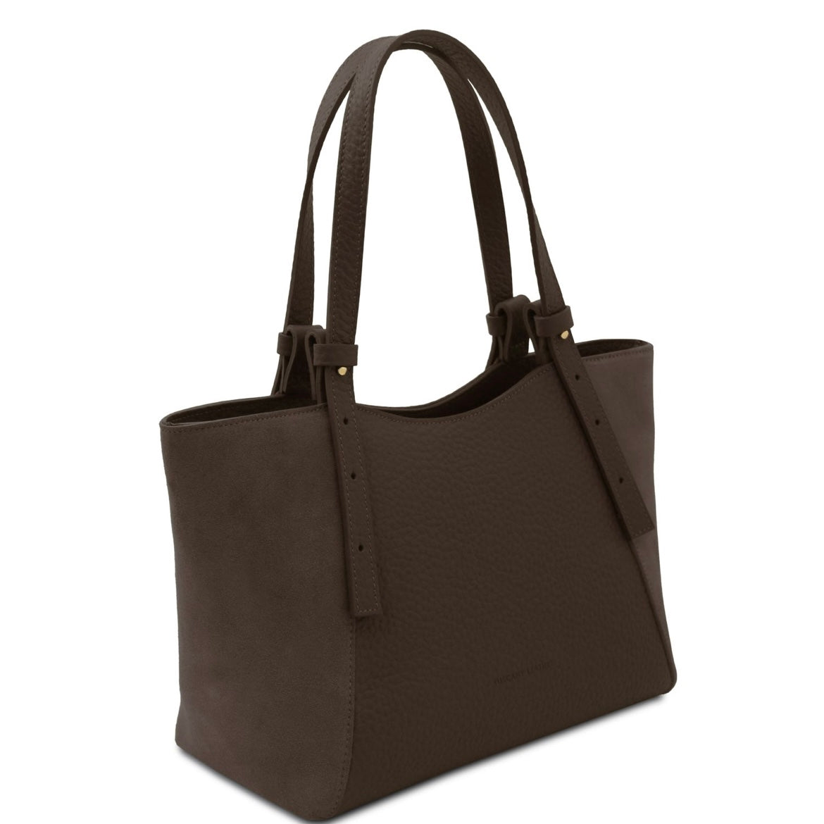 The Tropical Duchess Tuscany Leather Libra Leather Shoulder Bag LIBRA TL142508 in Dark Brown