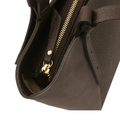 The Tropical Duchess Tuscany Leather Libra Leather Shoulder Bag LIBRA TL142508 in Dark Brown