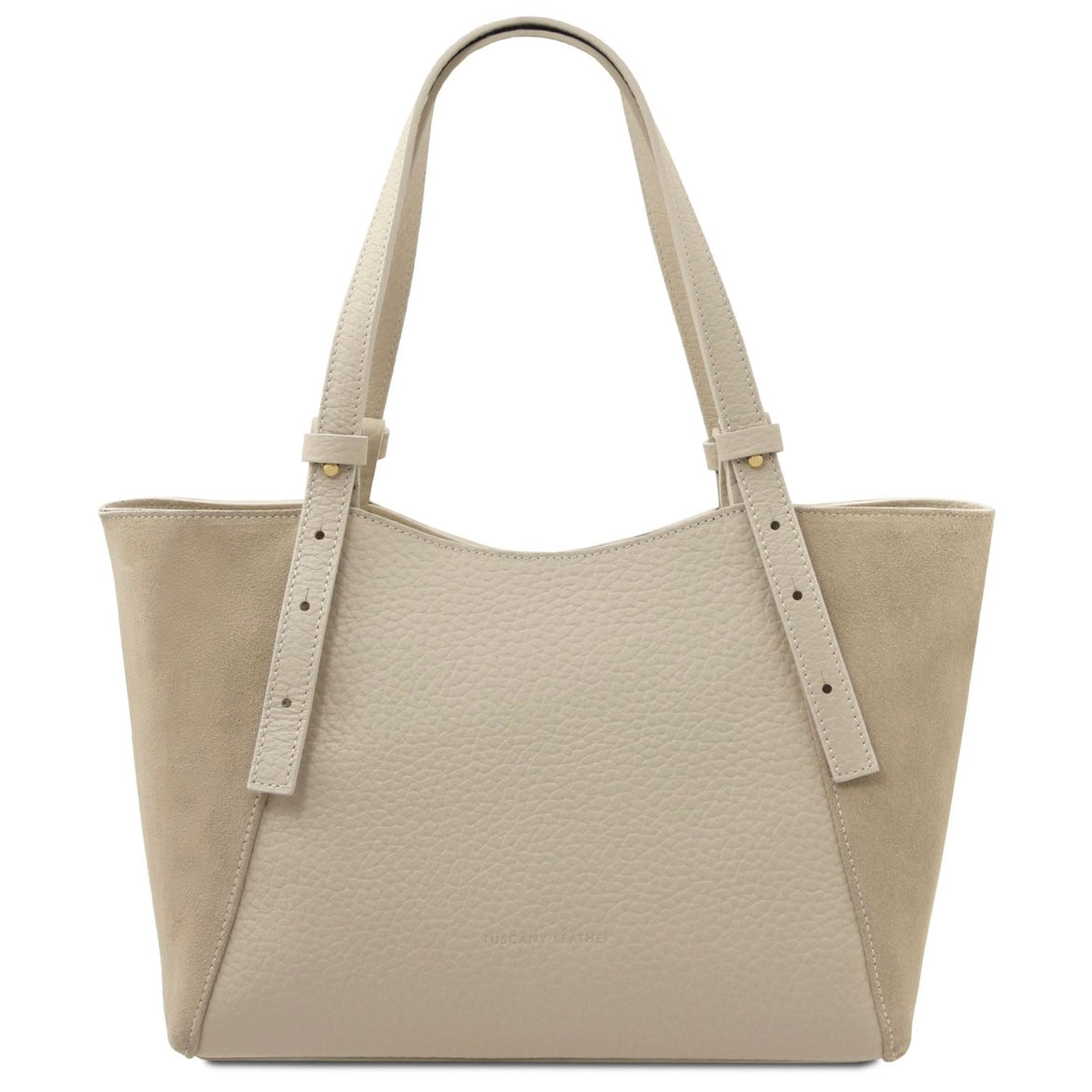 The Tropical Duchess Tuscany Leather Libra Leather Shoulder Bag LIBRA TL142508 in Beige