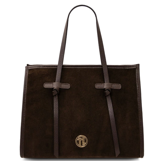 The Tropical Duchess Tuscany Leather FRAME TL142513 in Dark Brown