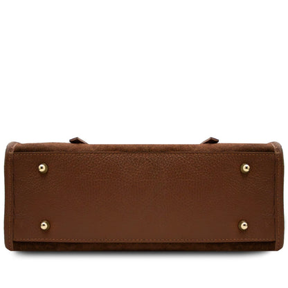 The Tropical Duchess Tuscany Leather FRAME TL142513 in Brown