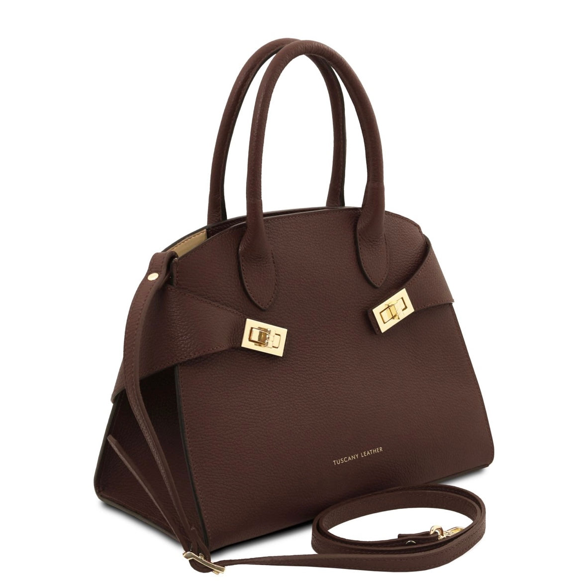 The Tropical Duchess Tuscany Leather Collection Coccola TL142421 in Coffee