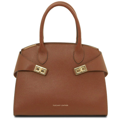 The Tropical Duchess Tuscany Leather Collection Coccola TL142421 in Cognac