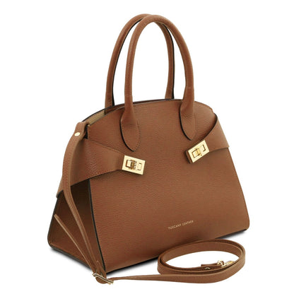 The Tropical Duchess Tuscany Leather Collection Coccola TL142421 in Cognac