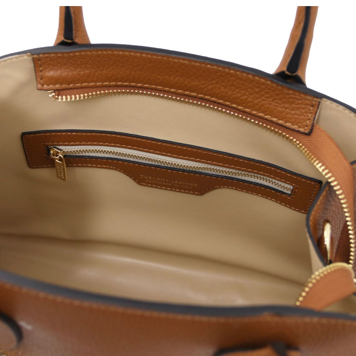 The Tropical Duchess Tuscany Leather Collection Coccola TL142421 in Cognac