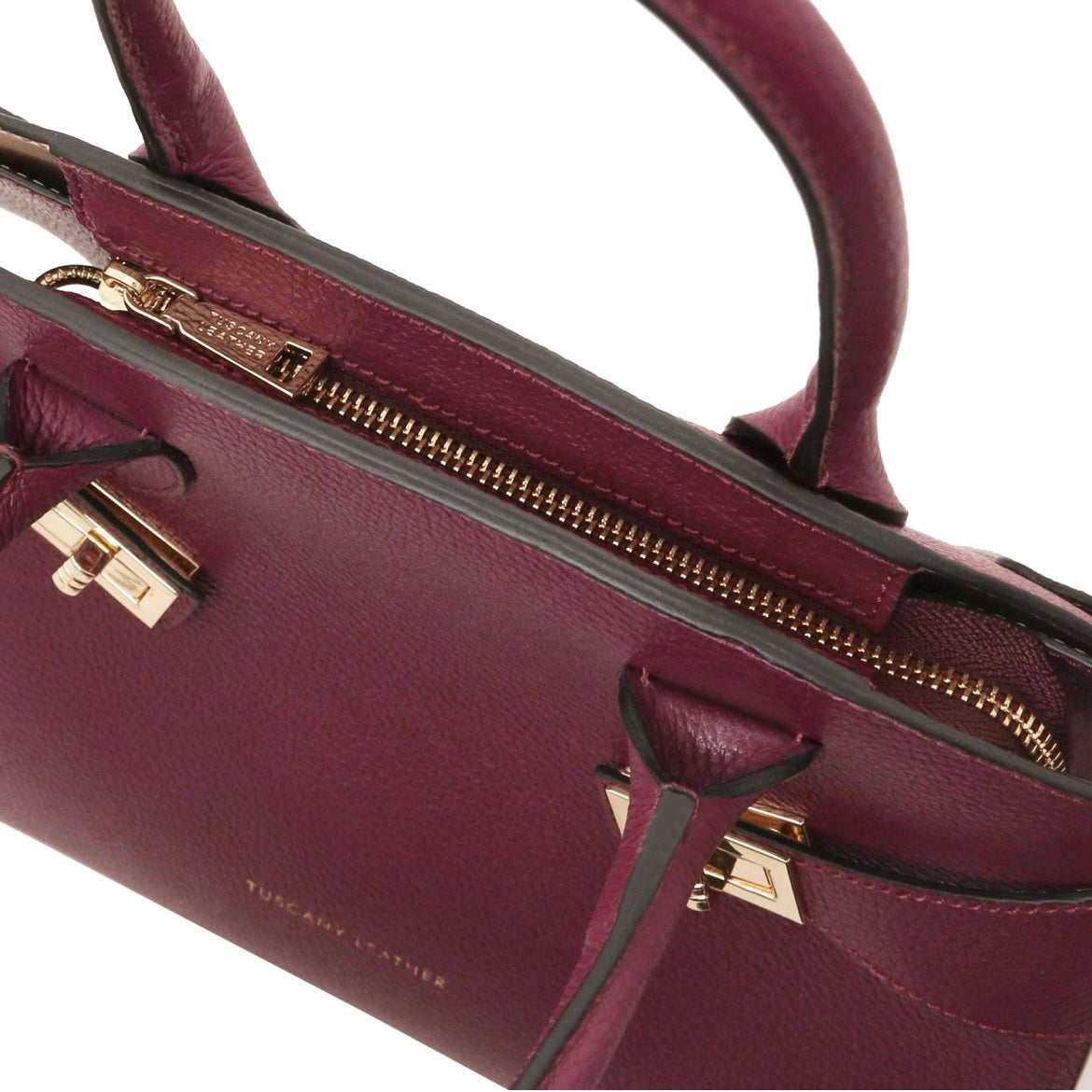 The Tropical Duchess Tuscany Leather Collection Coccola TL142421 in Bordeaux