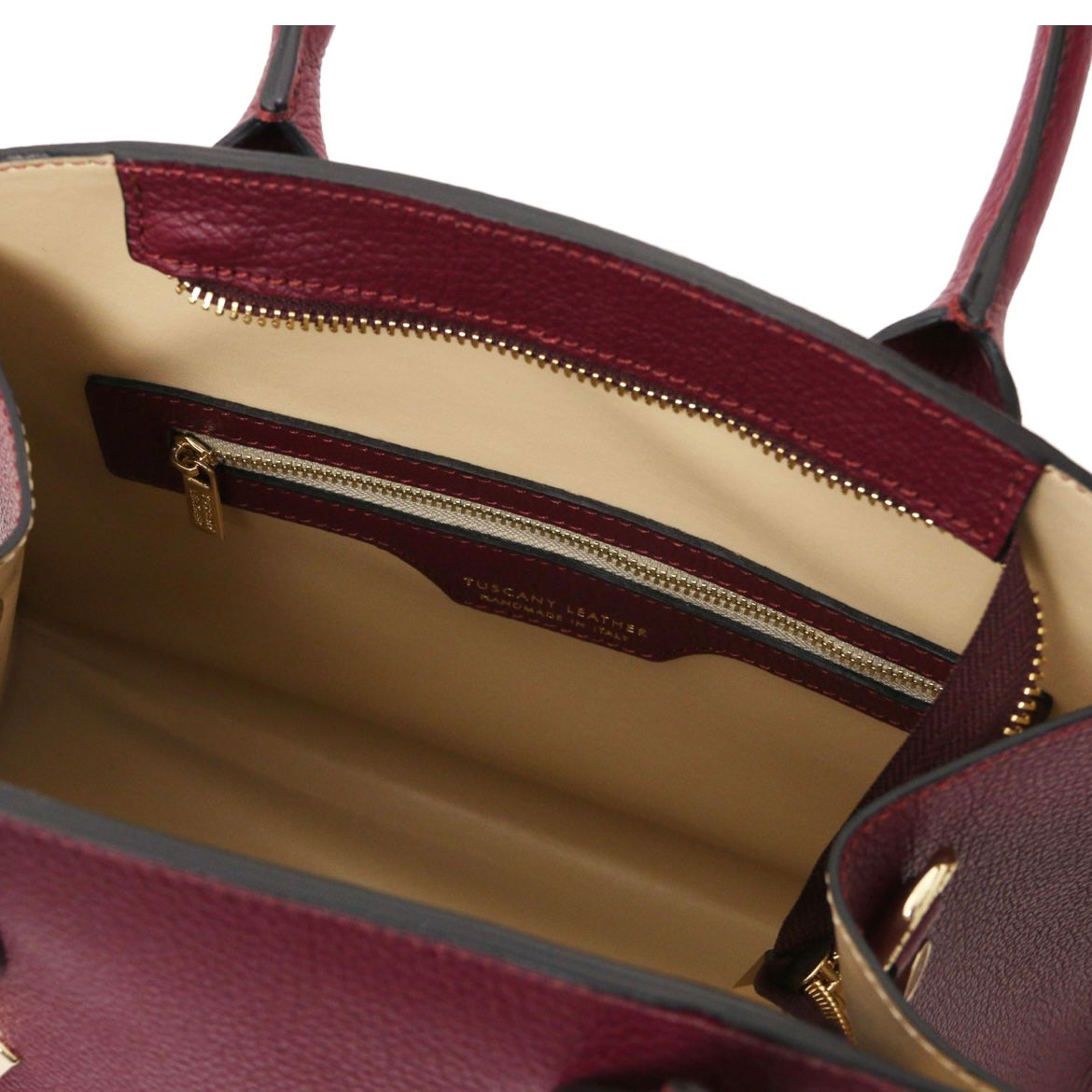 The Tropical Duchess Tuscany Leather Collection Coccola TL142421 in Bordeaux