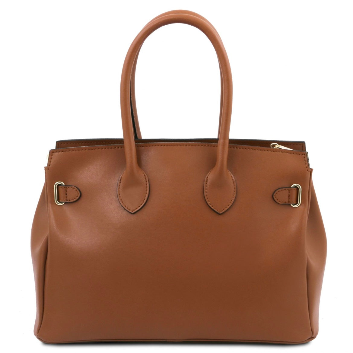 The Tropical Duchess Tuscany Leather TL BAG TL142174 Leather Handbag in Cognac