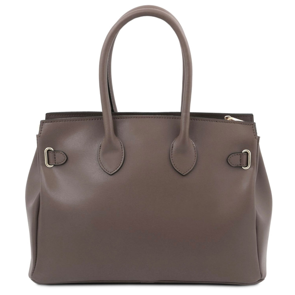 The Tropical Duchess Tuscany Leather TL BAG TL142174 Leather Handbag in Dark Taupe