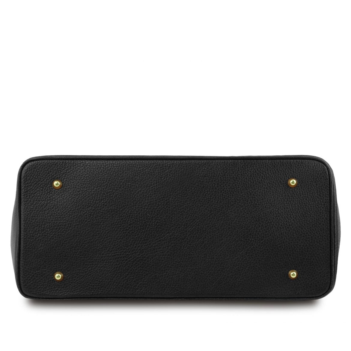 The Tropical Duchess Tuscany Leather TL Leather Handbag with Golden Hardware TL141529 in Black