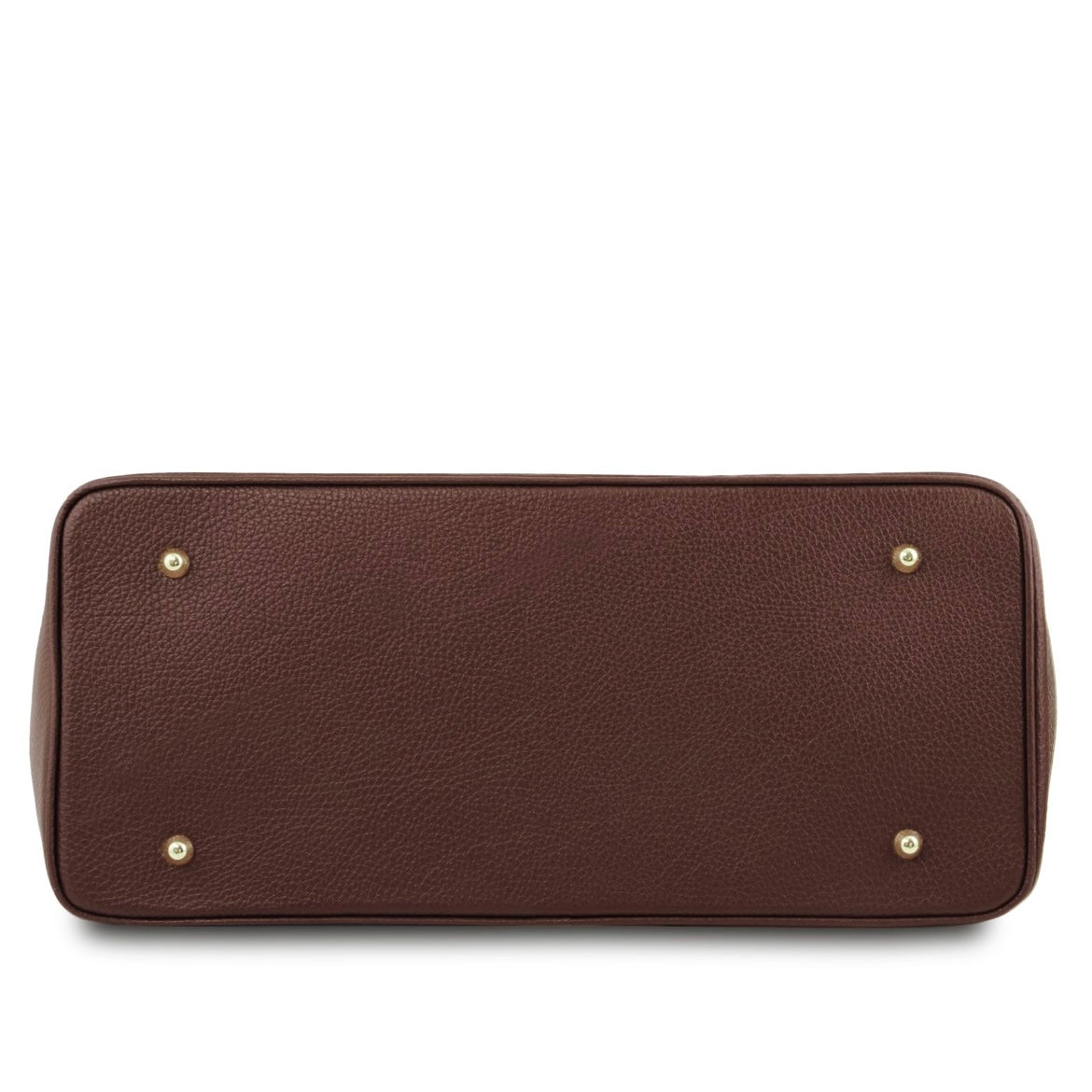 The Tropical Duchess Tuscany Leather TL Leather Handbag with Golden Hardware TL141529 in Coffee