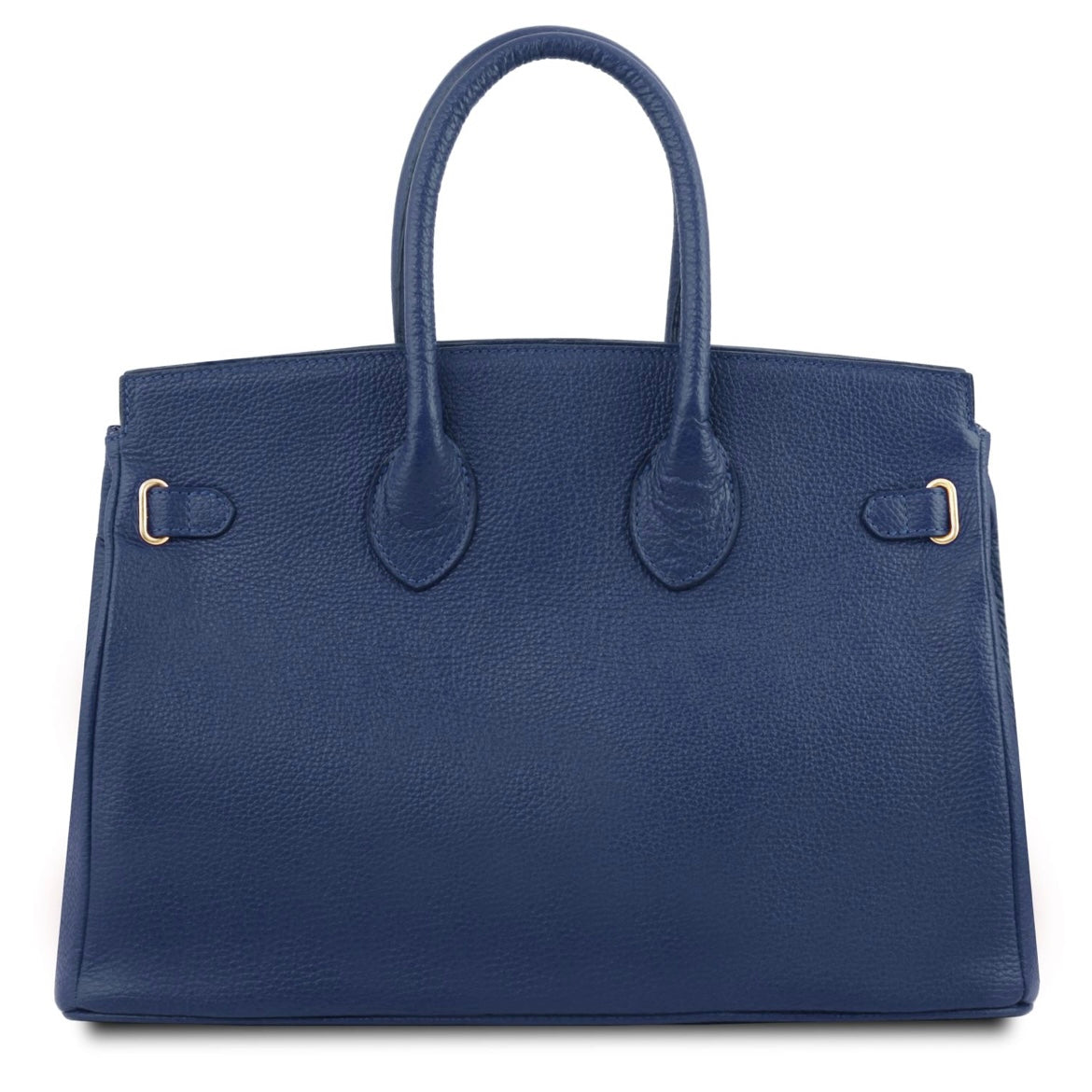 The Tropical Duchess Tuscany Leather TL Leather Handbag with Golden Hardware TL141529 in Dark Blue